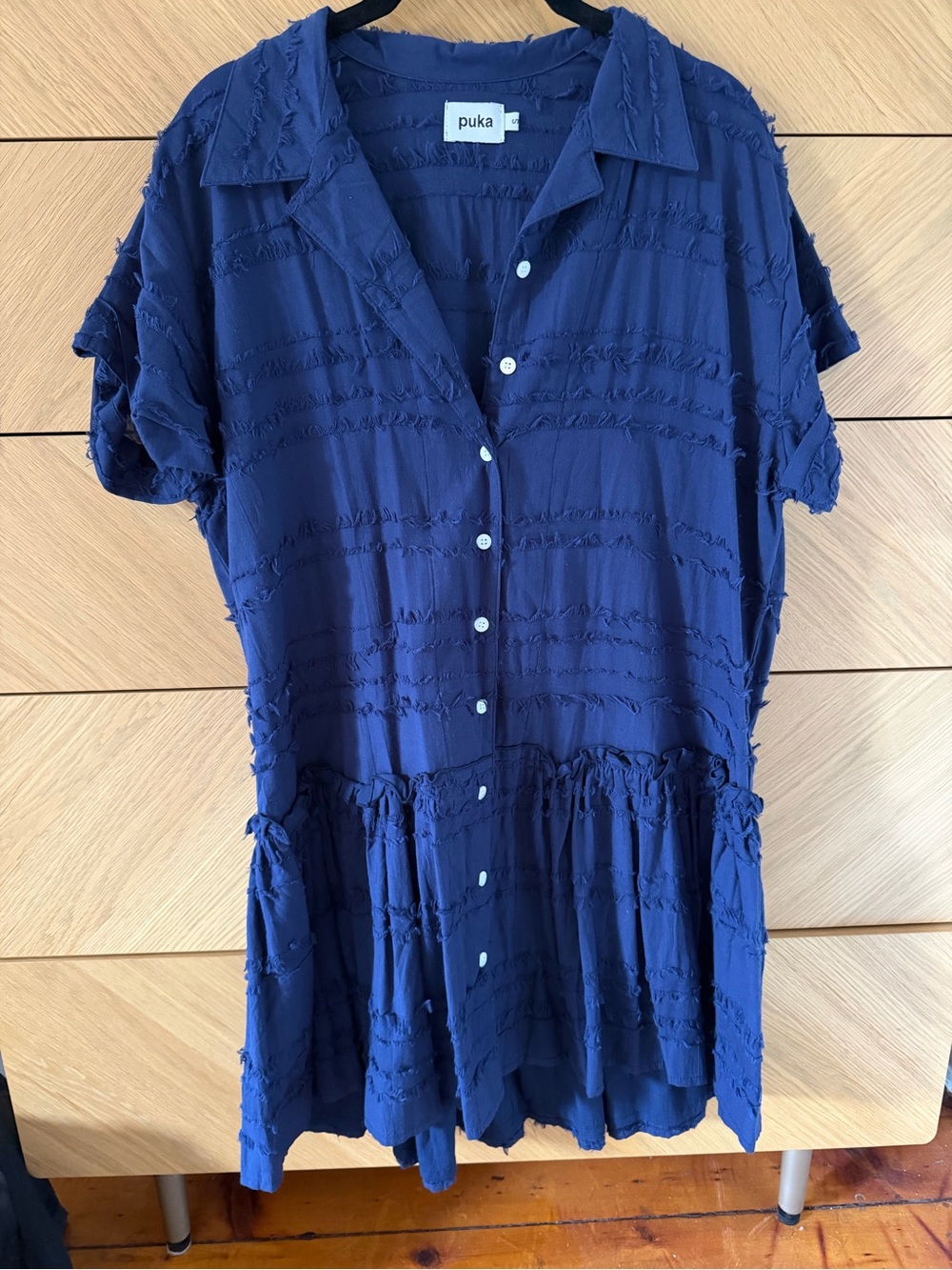 Puka the Label blue dress - size S